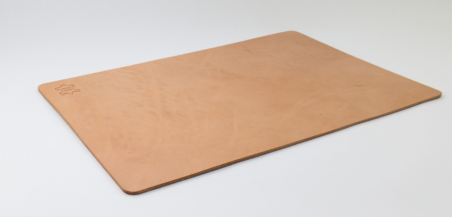Leder Mousepad in Naturfarbe Leder Mousepad in Naturfarbe